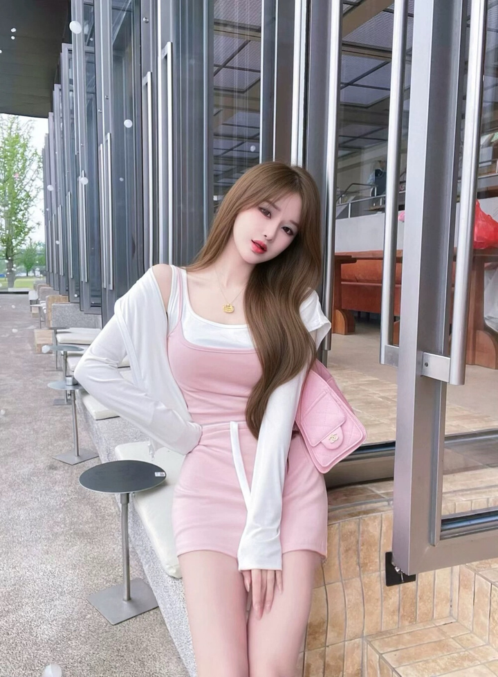 【set】UVカットパーカー×キャミソール×ミニスカート3ピース　N3594