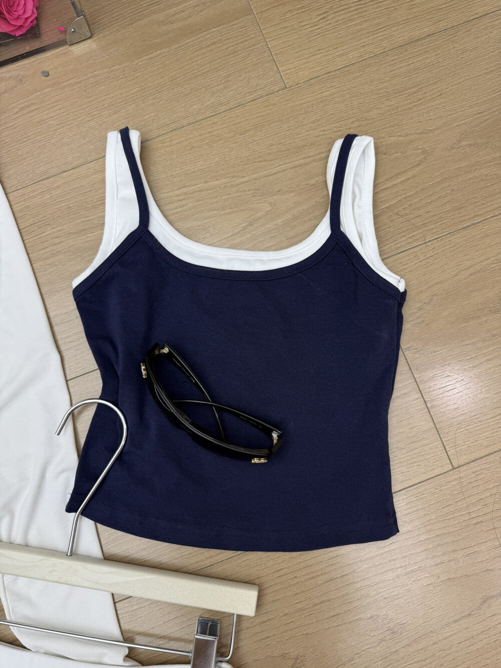 【set】UVカットパーカー×キャミソール×ミニスカート3ピース　N3594