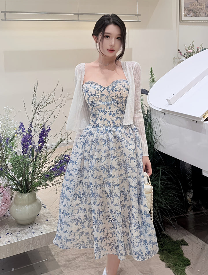 【dress】フラワープリントキャミワンピース　N3607