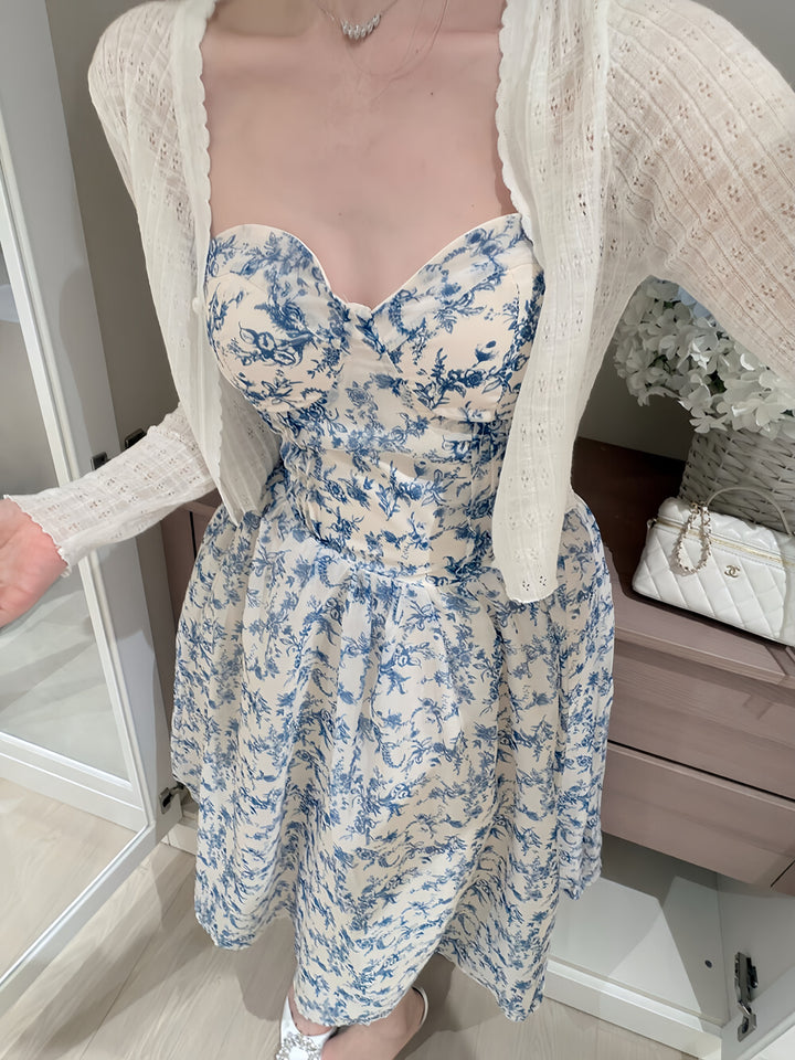 【dress】フラワープリントキャミワンピース　N3607