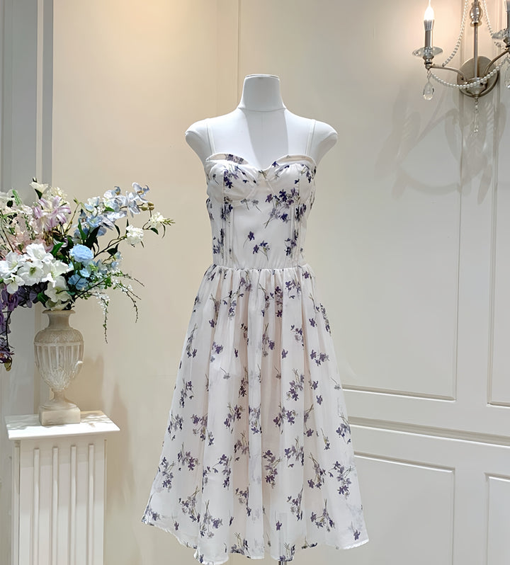【dress】フラワープリントキャミワンピース　N3607