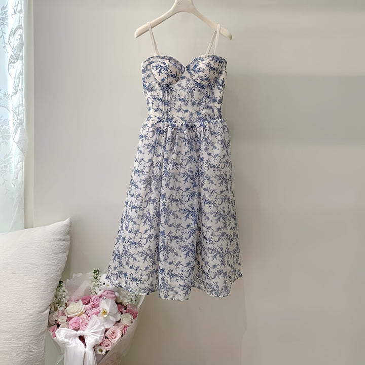 【dress】フラワープリントキャミワンピース　N3607