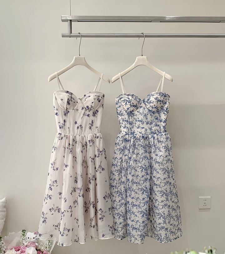 【dress】フラワープリントキャミワンピース　N3607