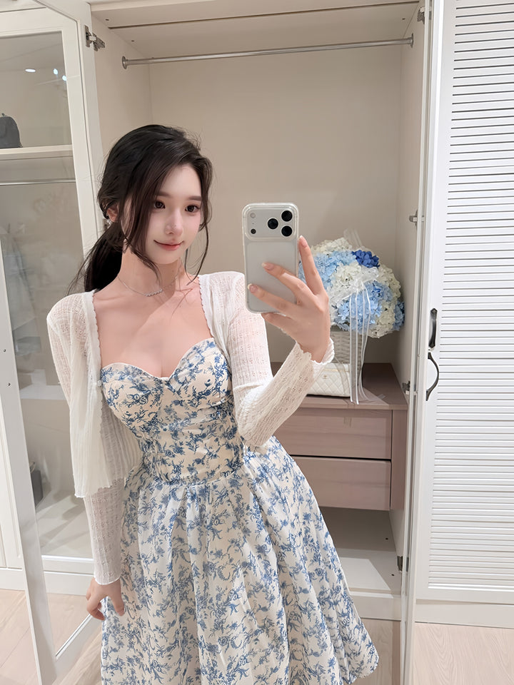 【dress】フラワープリントキャミワンピース　N3607