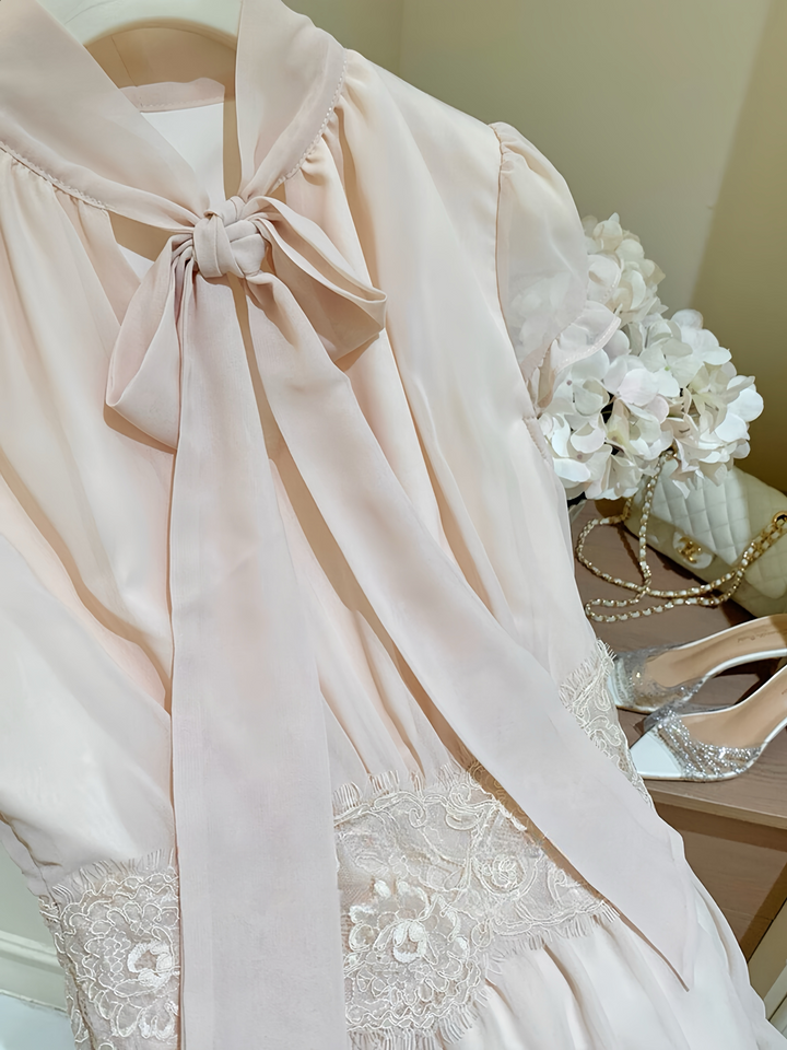 【dress】ボウタイミニワンピース　N3609