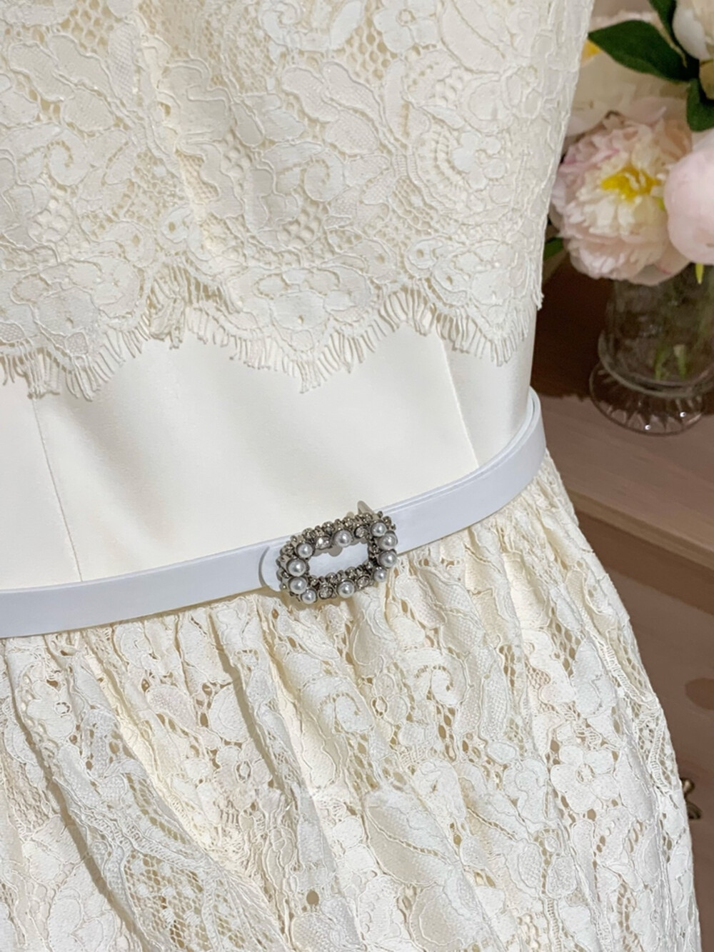 【set】レースボレロ×レースドッキングスミニワンピースセット　N3620