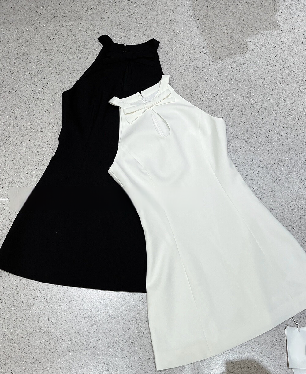 【dress】リボンミニワンピース      K0579