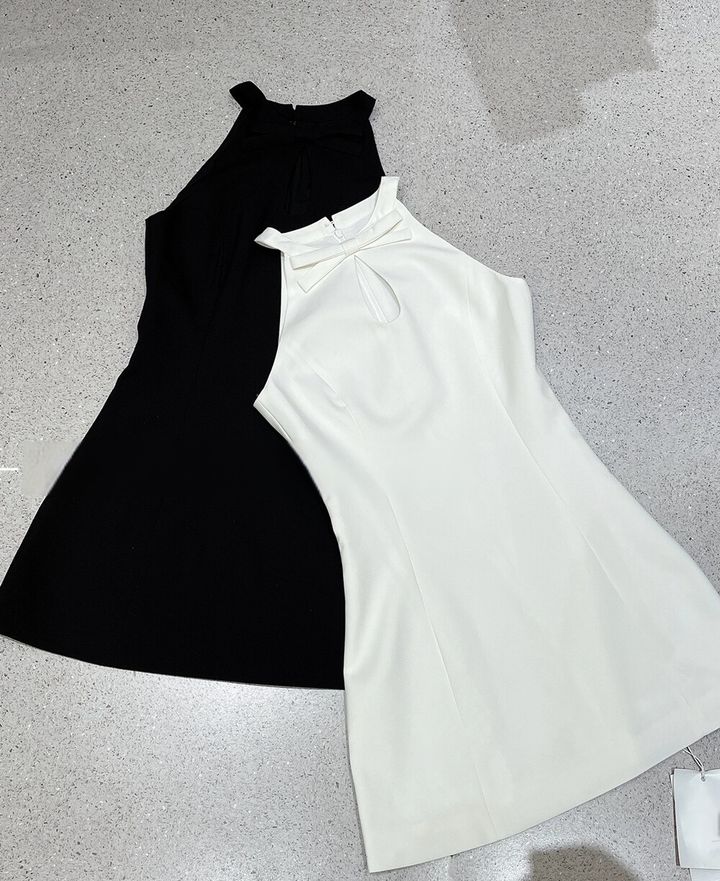 【dress】リボンミニワンピース      K0579