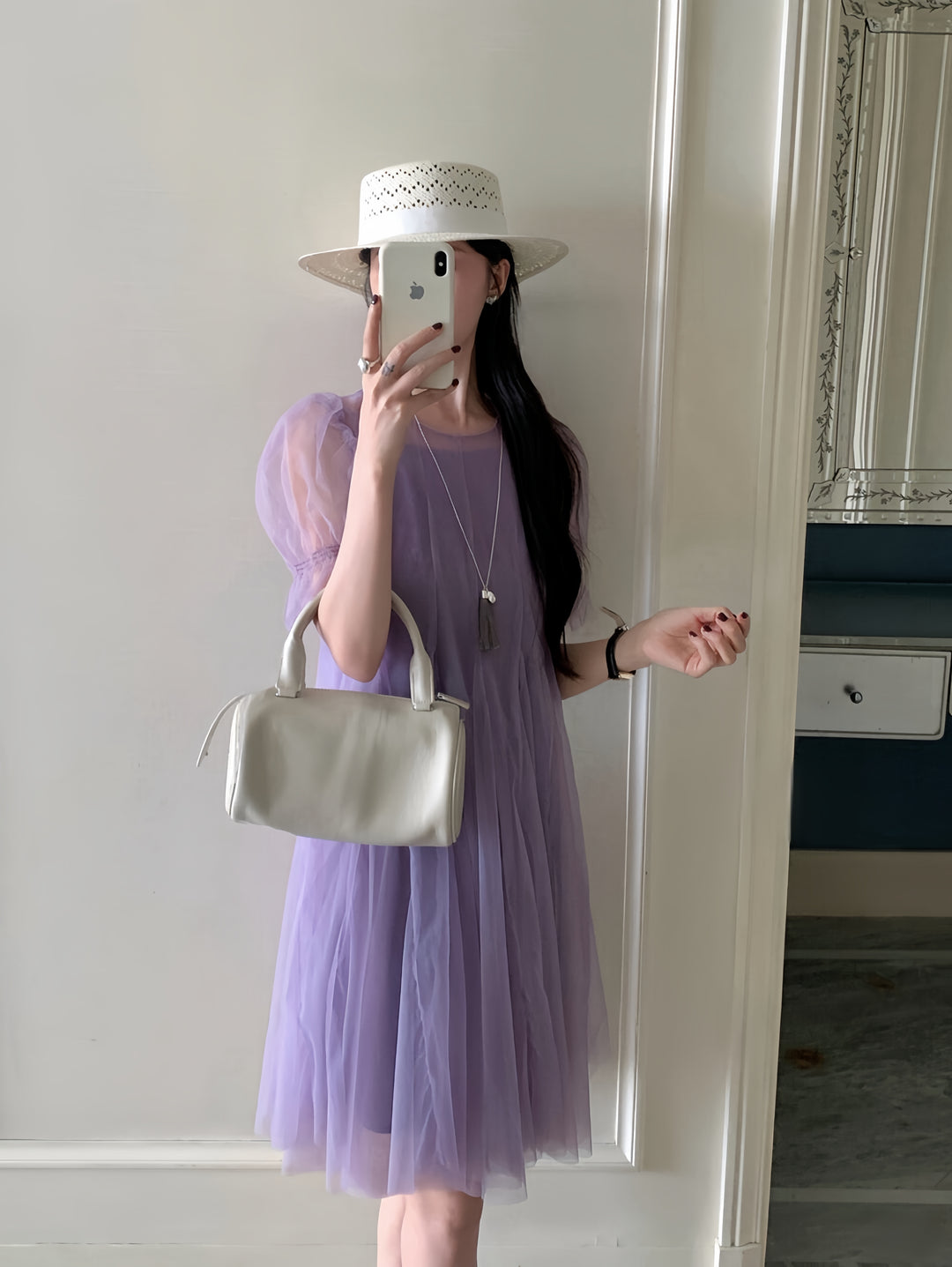 【dress】チュールワンピース      K0580