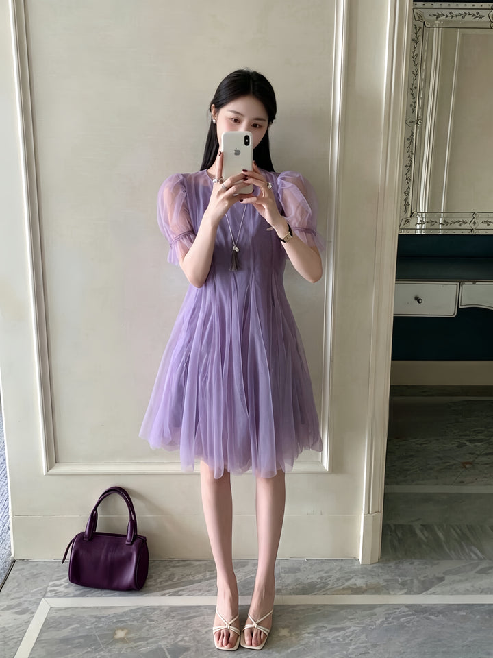 【dress】チュールワンピース      K0580