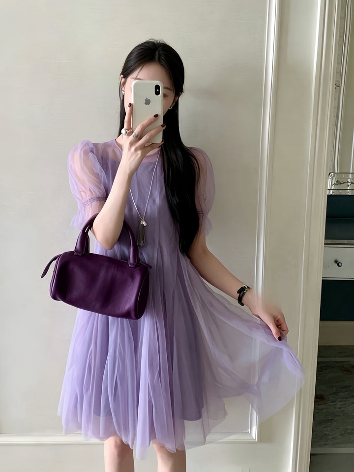 【dress】チュールワンピース      K0580