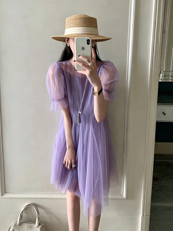 【dress】チュールワンピース      K0580