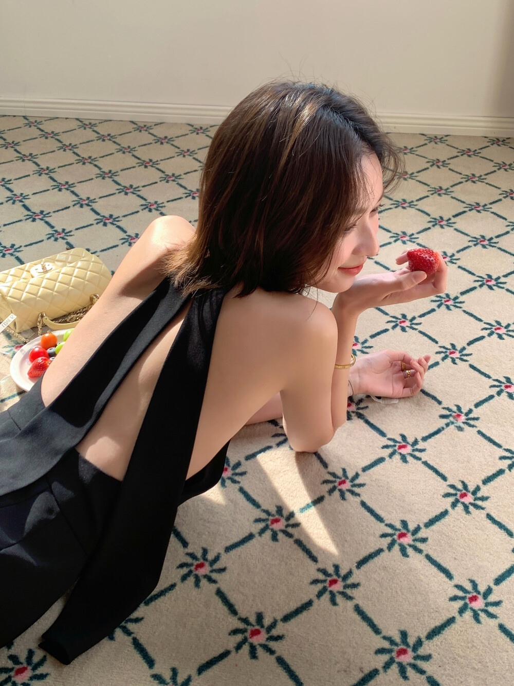 【dress】バックリボンミニワンピース　N3660