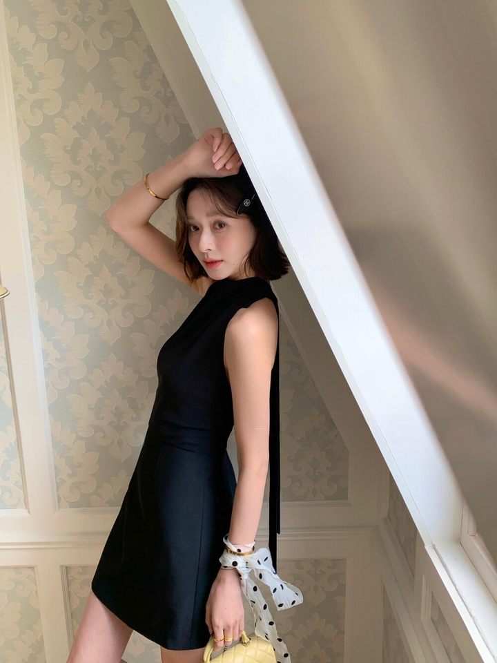 【dress】バックリボンミニワンピース　N3660