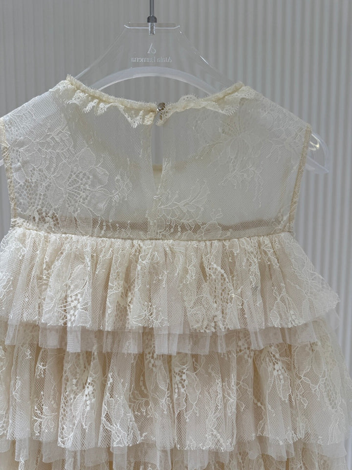 【dress】ティアードレースワンピース　K0588