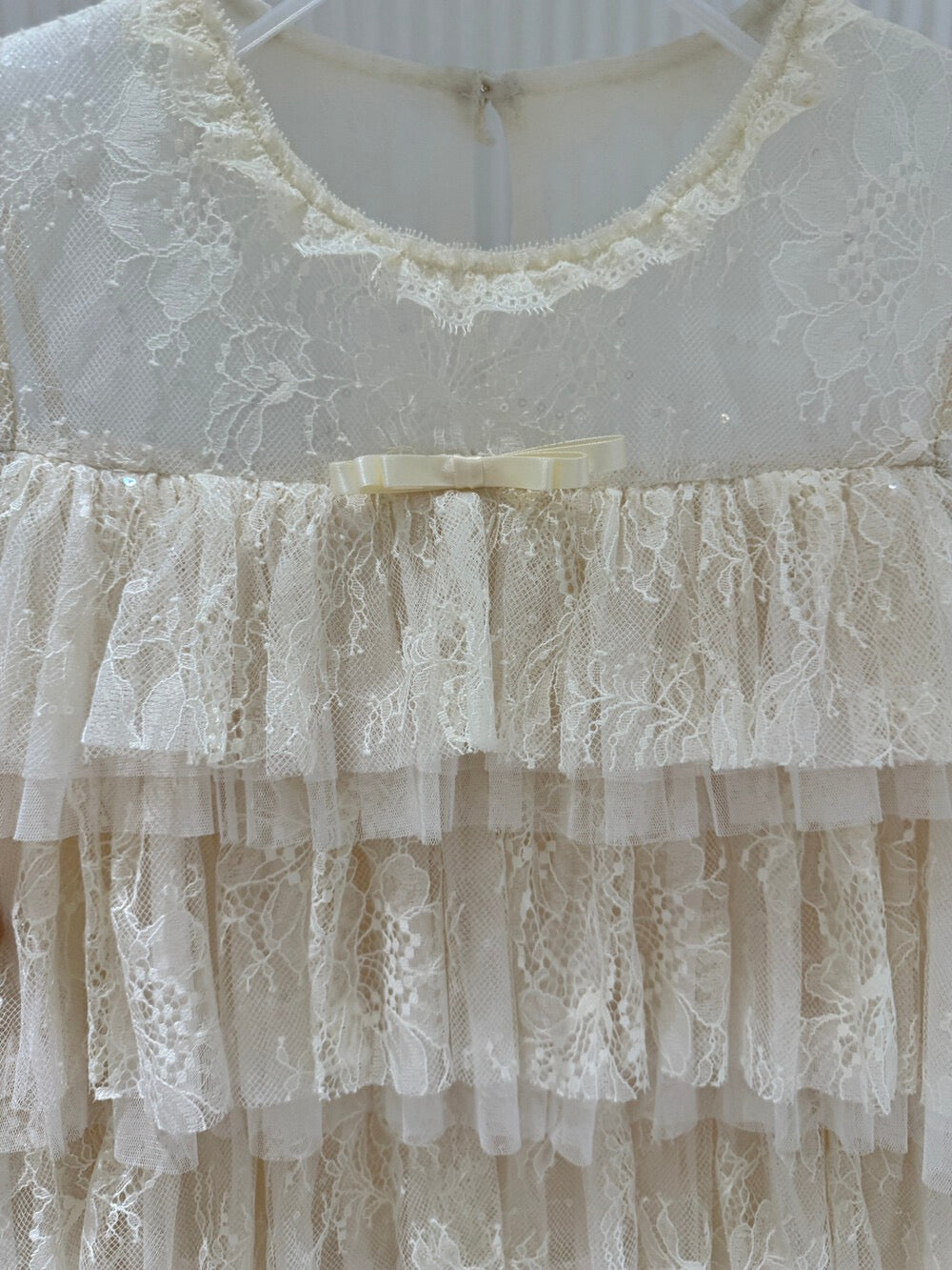 【dress】ティアードレースワンピース　K0588