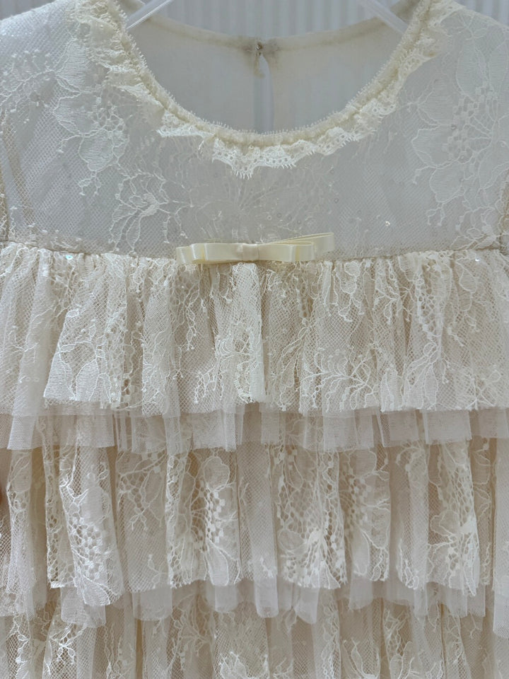 【dress】ティアードレースワンピース　K0588