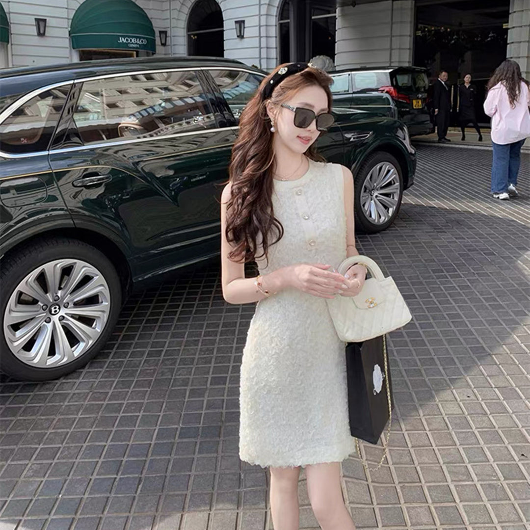 【dress】ノースリーブミニワンピース Q8547