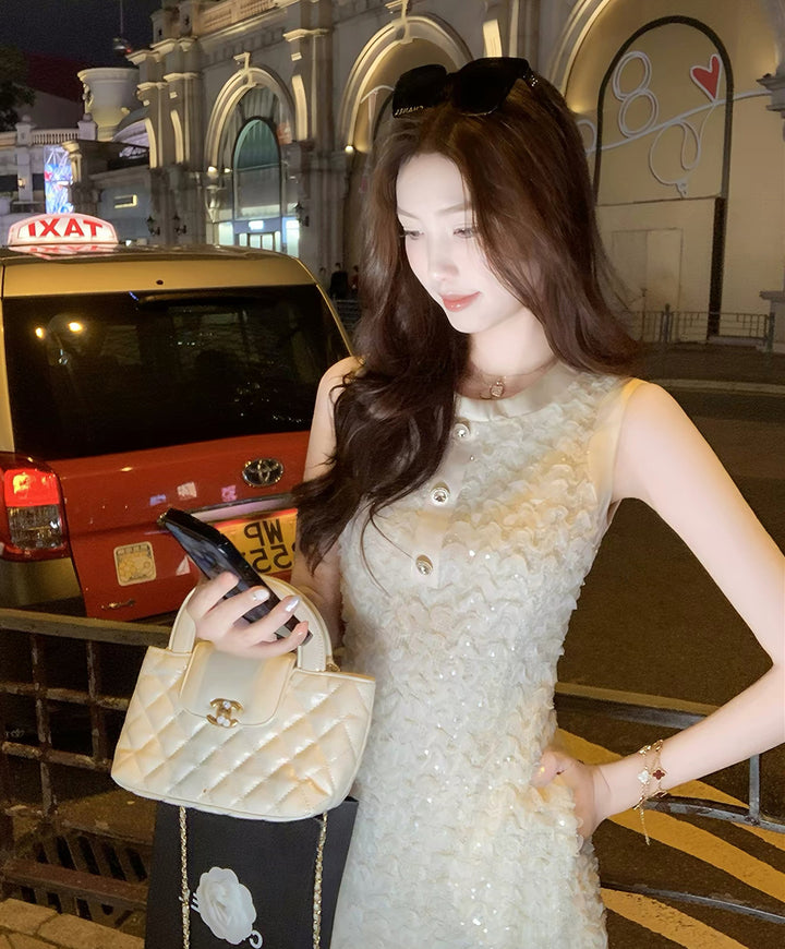 【dress】ノースリーブミニワンピース Q8547