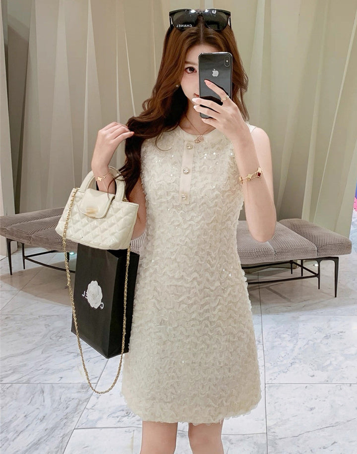 【dress】ノースリーブミニワンピース Q8547