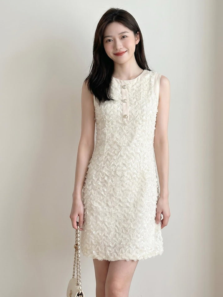 【dress】ノースリーブミニワンピース Q8547