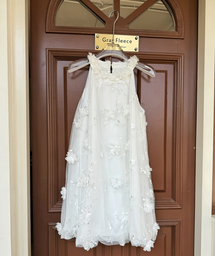 【dress】立体感フラワーミニワンピース　K0590