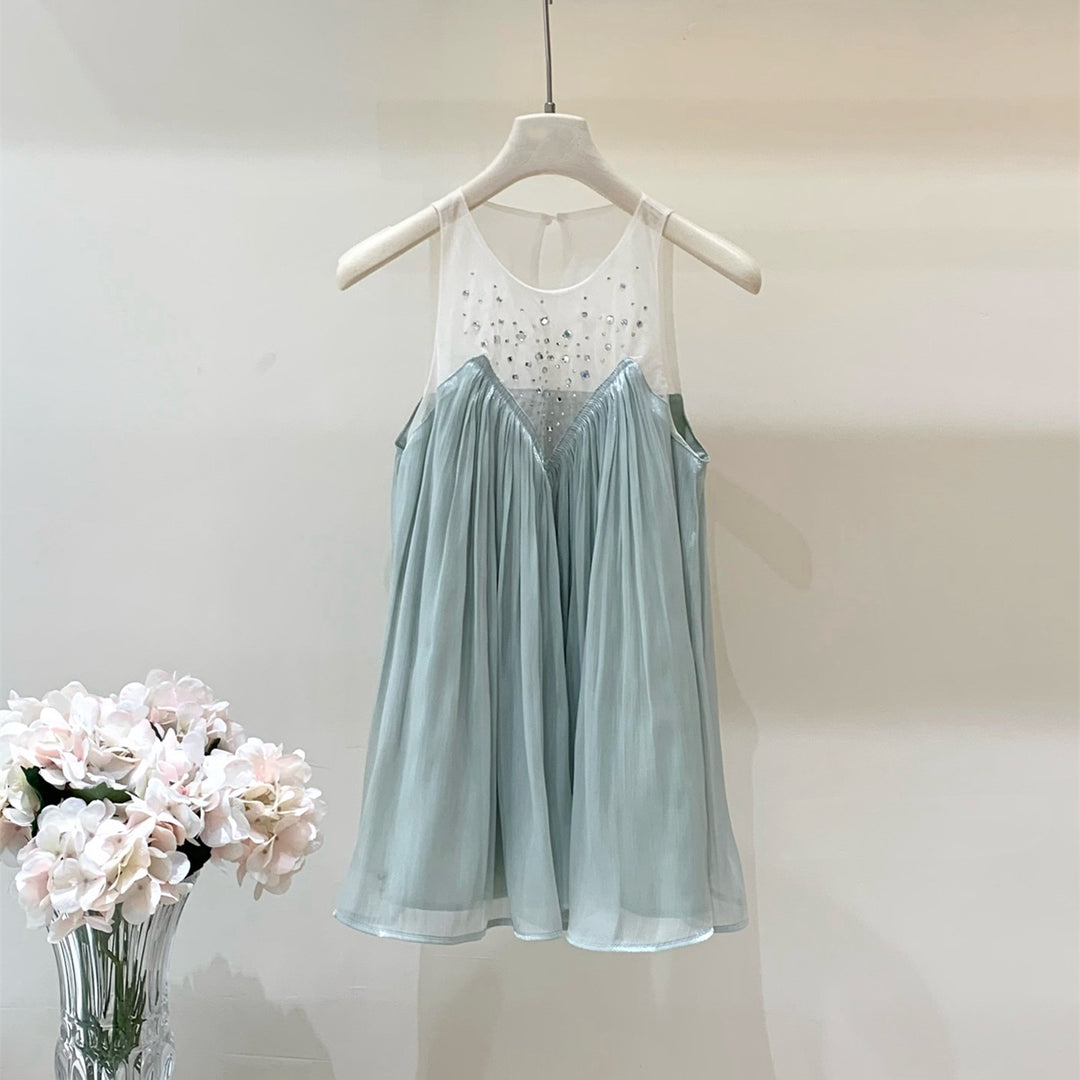 【tops】ラインストーンシアードッキングトップス　N3670