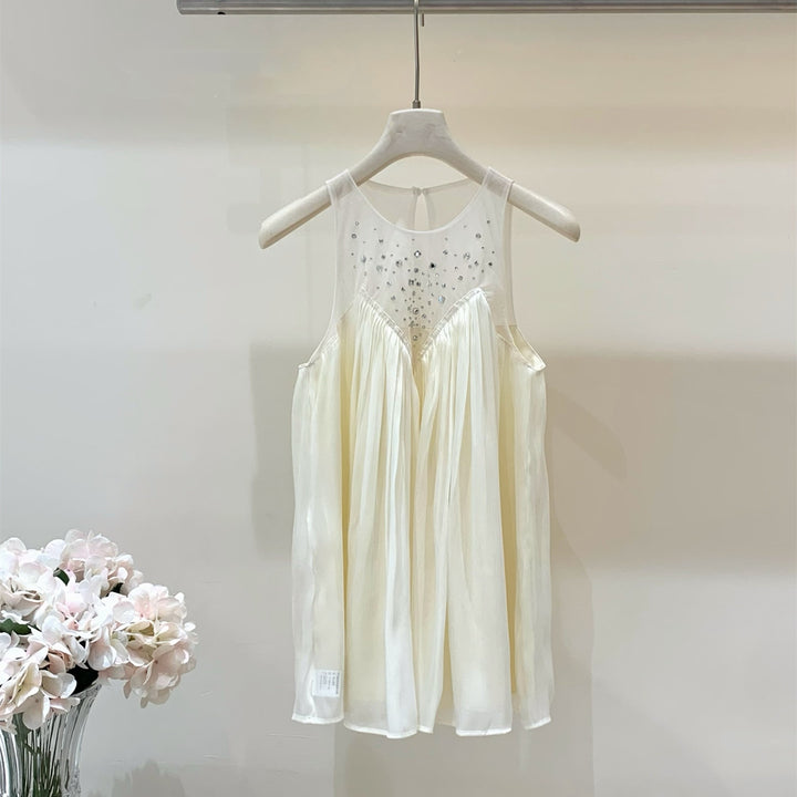 【tops】ラインストーンシアードッキングトップス　N3670