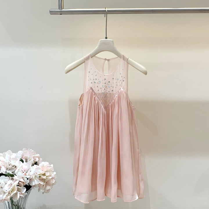 【tops】ラインストーンシアードッキングトップス　N3670