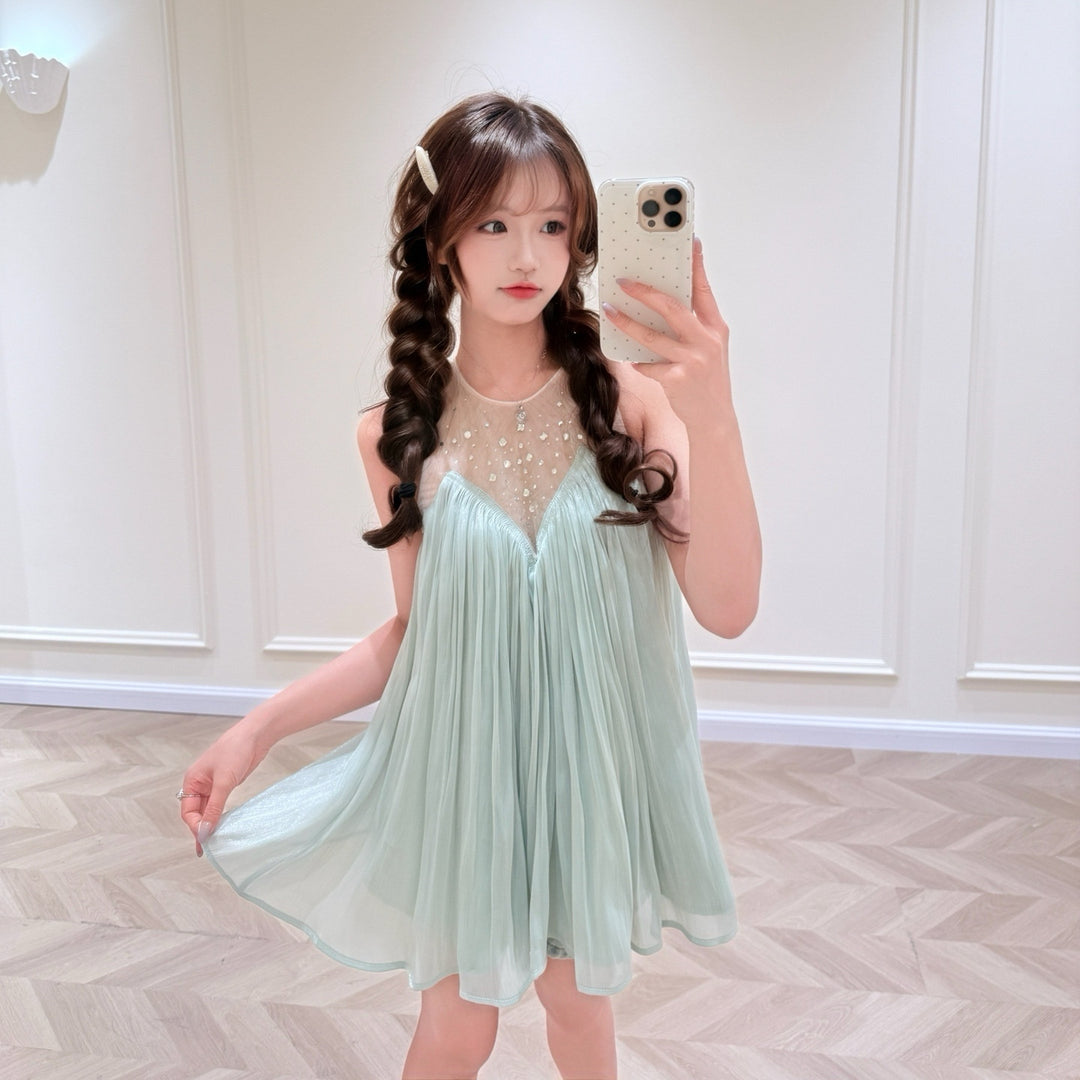 【tops】ラインストーンシアードッキングトップス　N3670