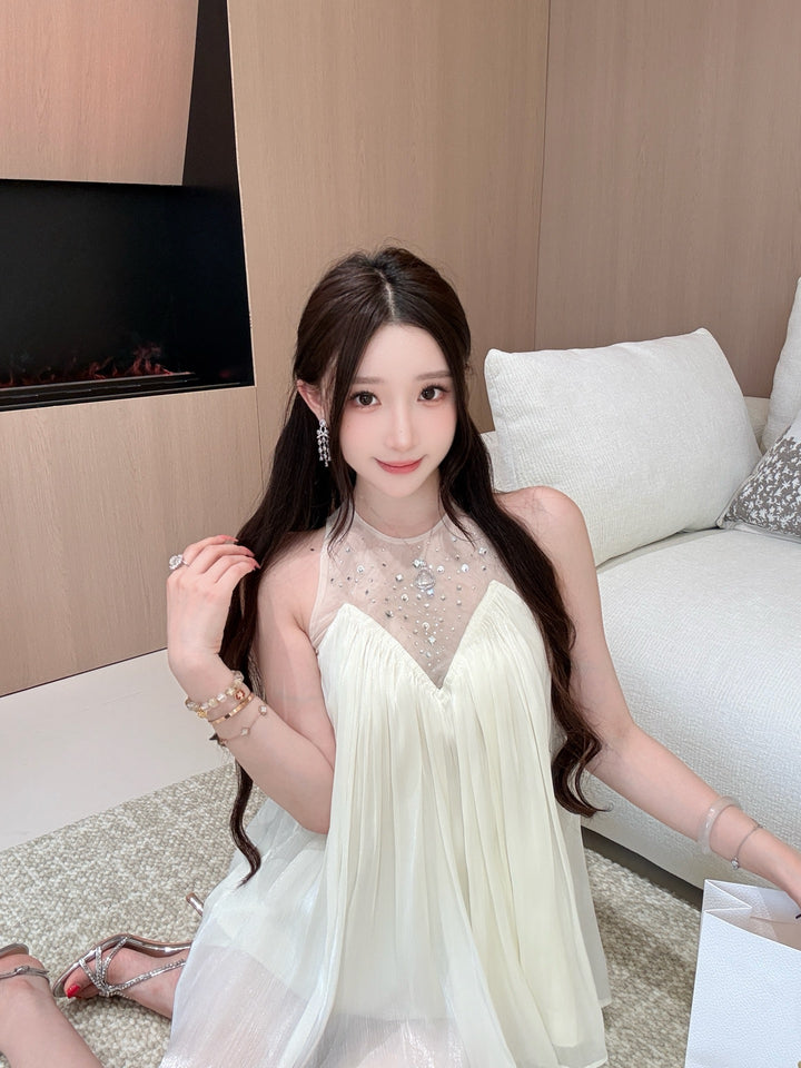 【tops】ラインストーンシアードッキングトップス　N3670