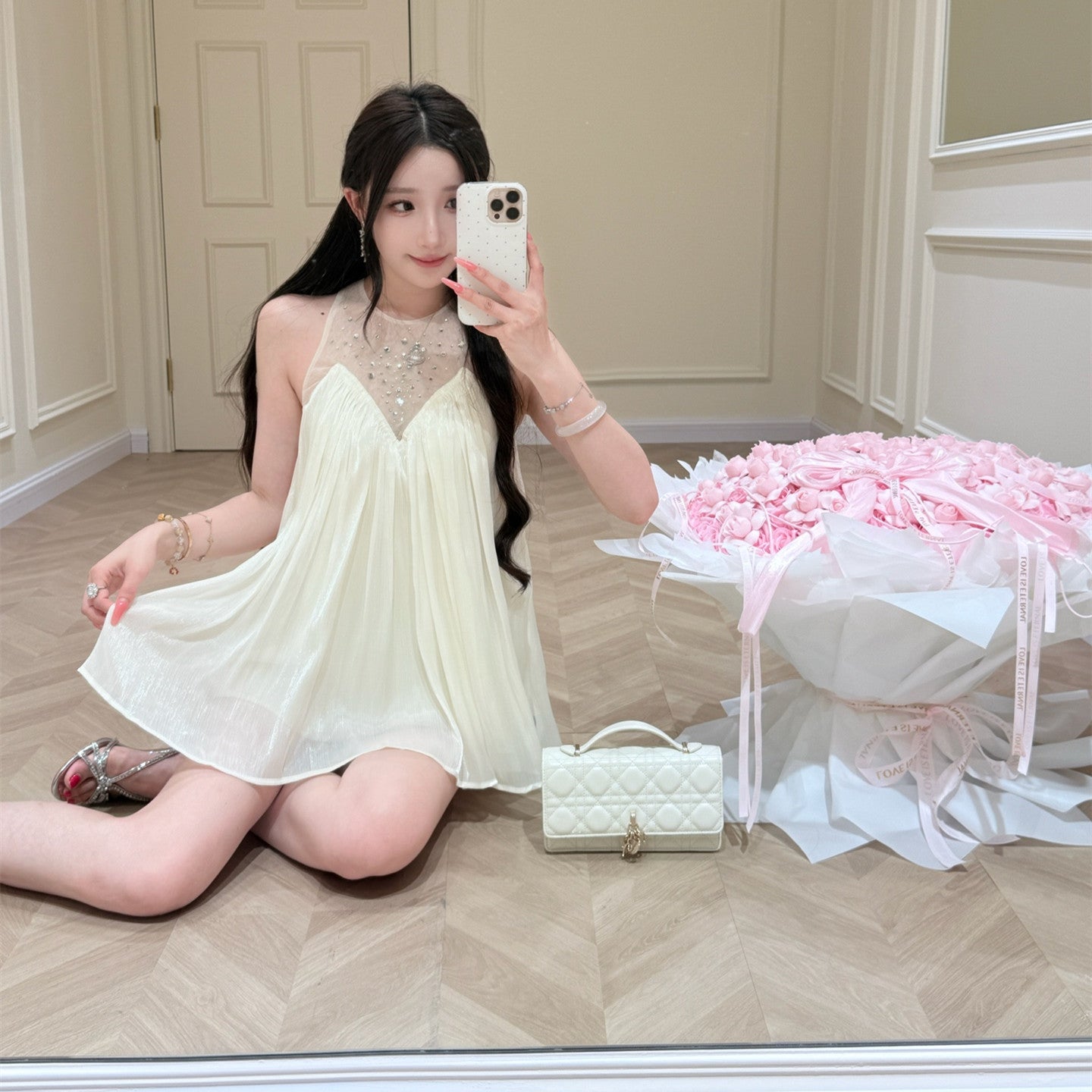tops】ラインストーンシアードッキングトップス N3670 – NANASTYLE