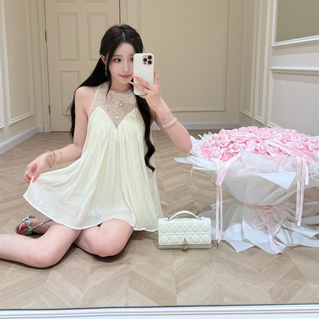 【tops】ラインストーンシアードッキングトップス　N3670