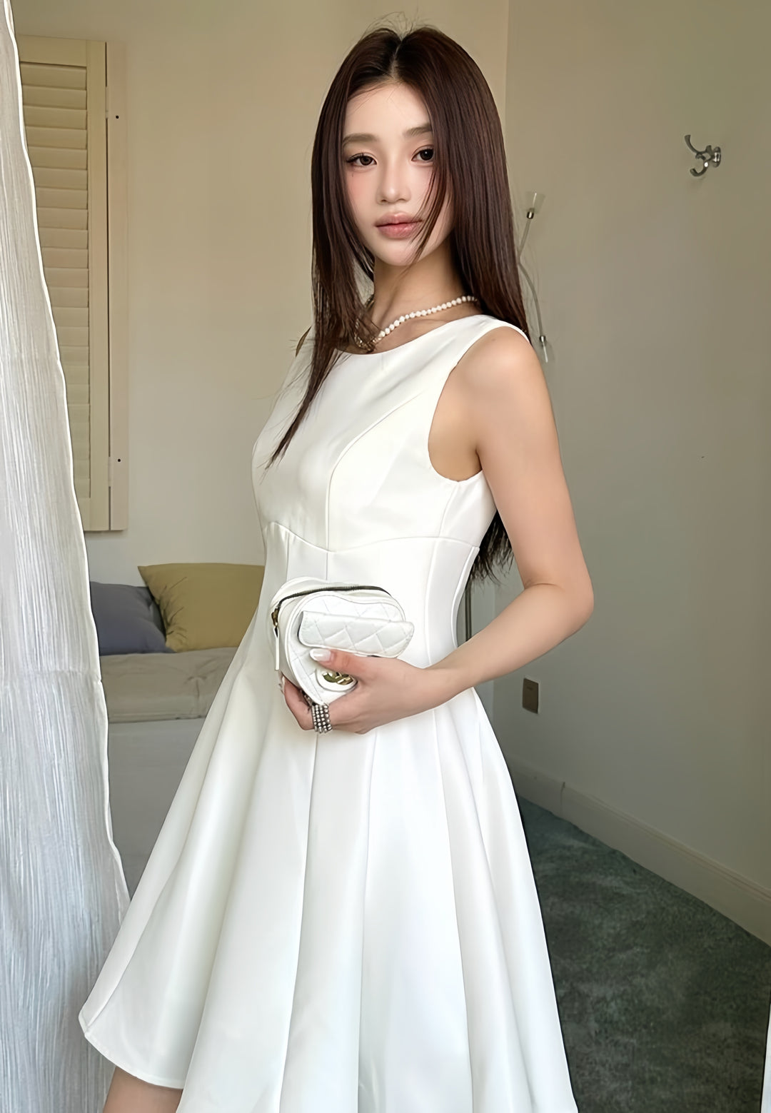 【dress】フレアミニワンピース　K0591