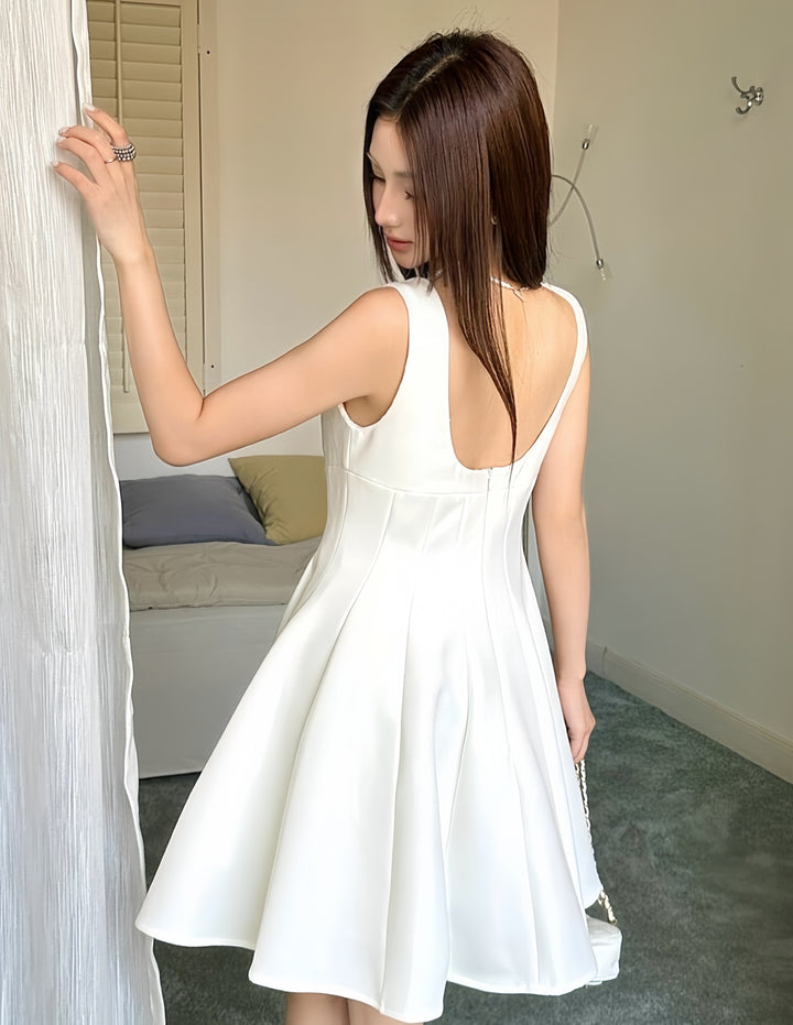 【dress】フレアミニワンピース　K0591