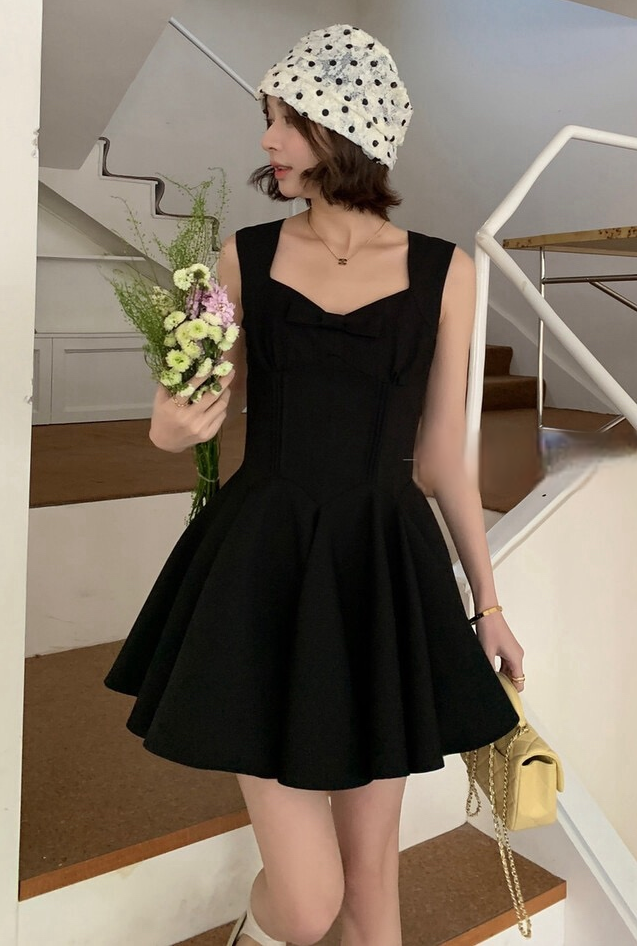 【dress】リボンミニワンピース　K0592