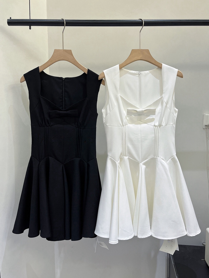 【dress】リボンミニワンピース　K0592