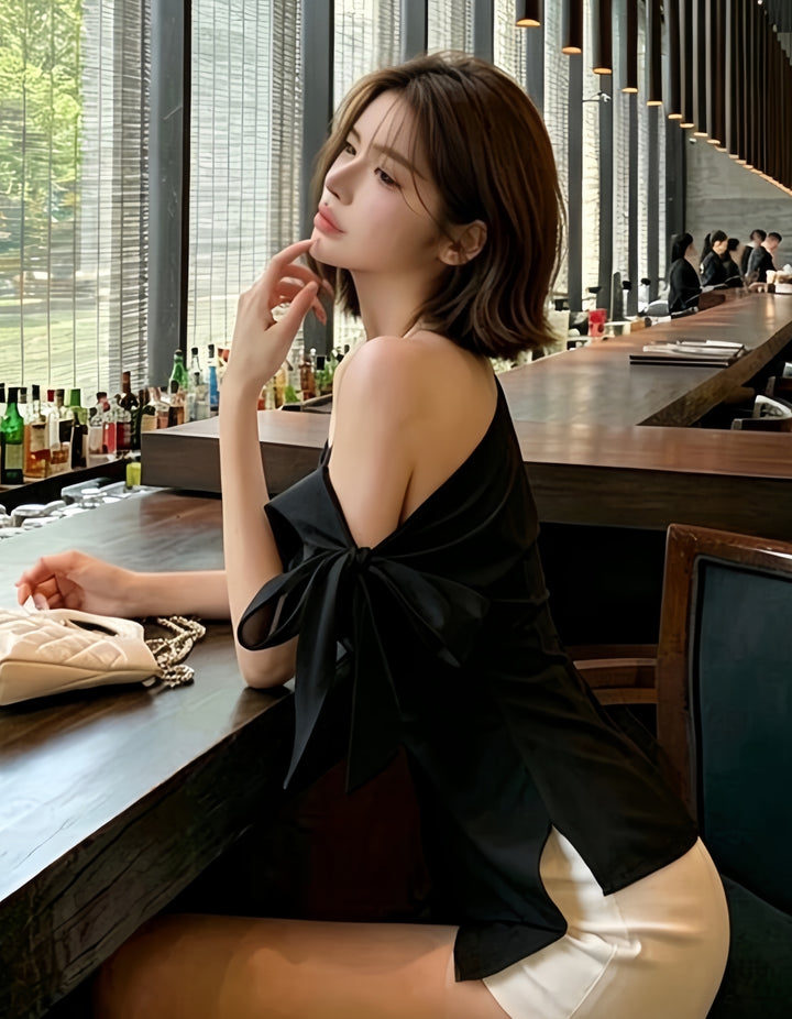 【tops】ワンショルダートップス　K0596