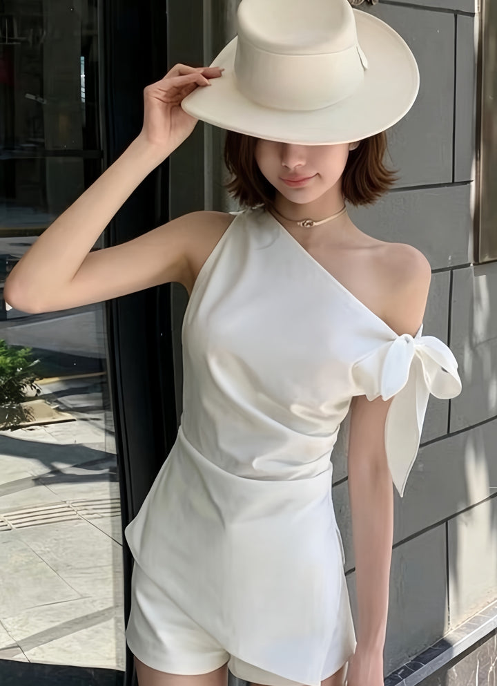 【tops】ワンショルダートップス　K0596