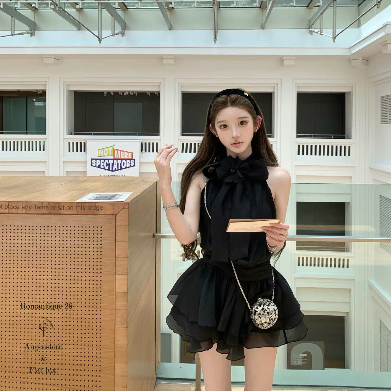 dress】ボウタイホルターネックミニワンピース N3676 – NANASTYLE