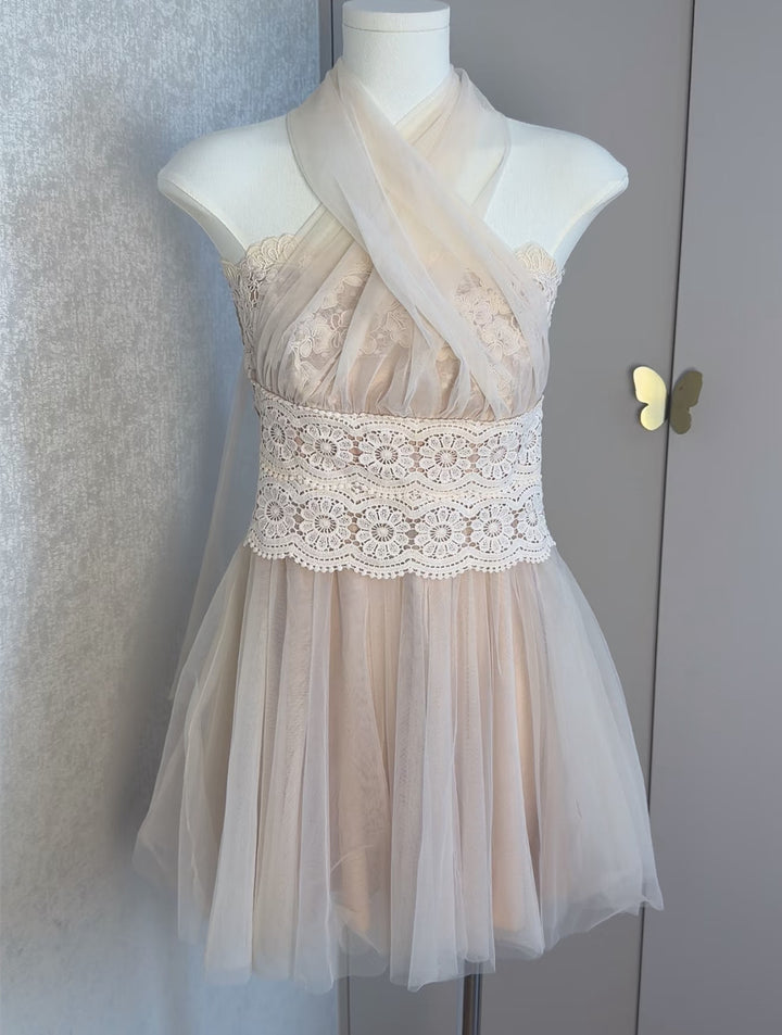 【dress】5wayチュールミニワンピース　N3686