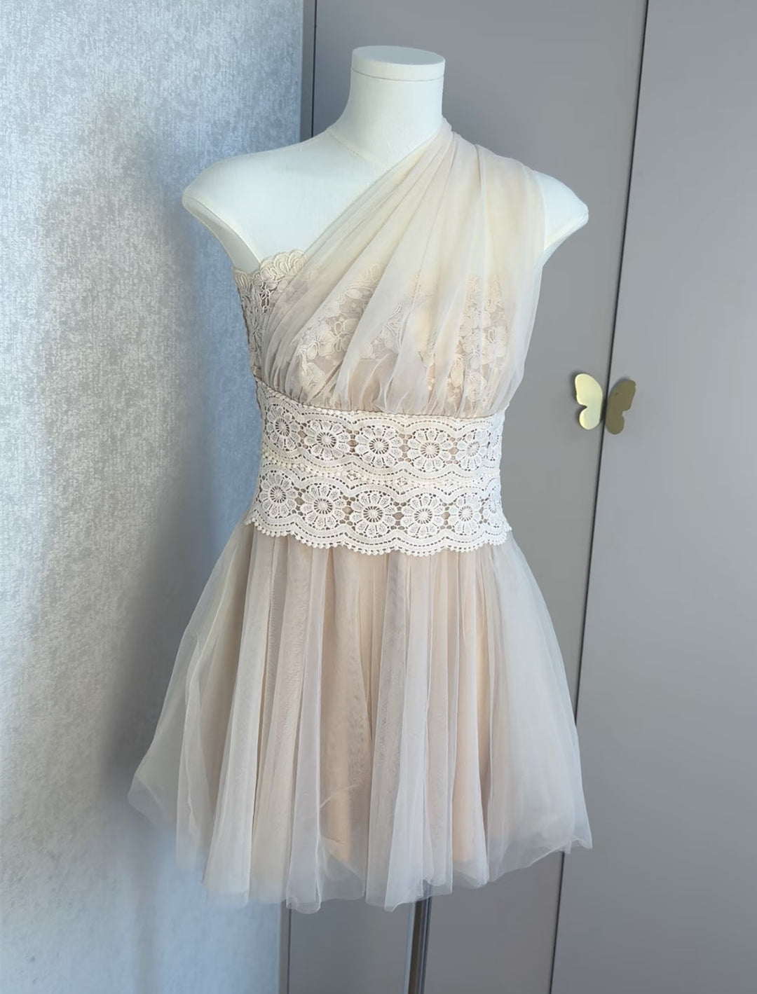 【dress】5wayチュールミニワンピース　N3686