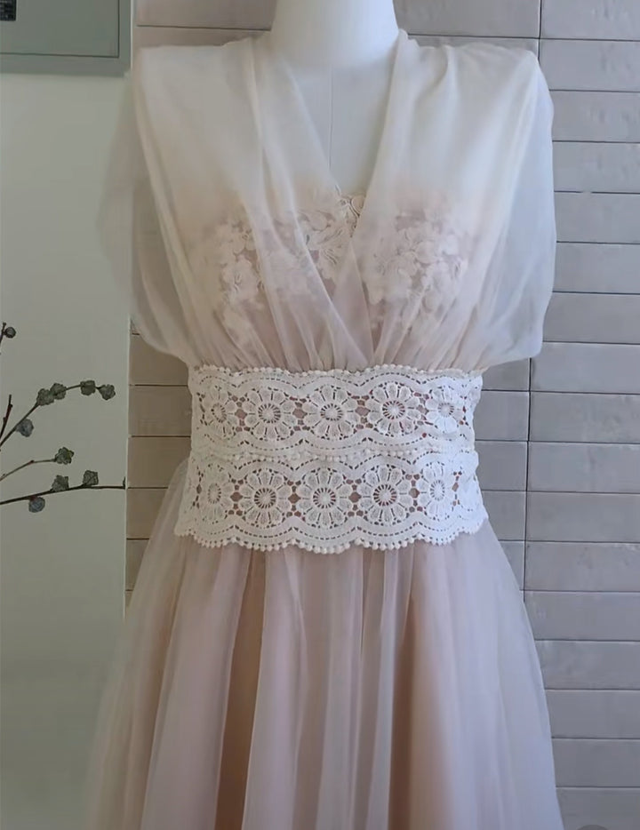 【dress】5wayチュールミニワンピース　N3686