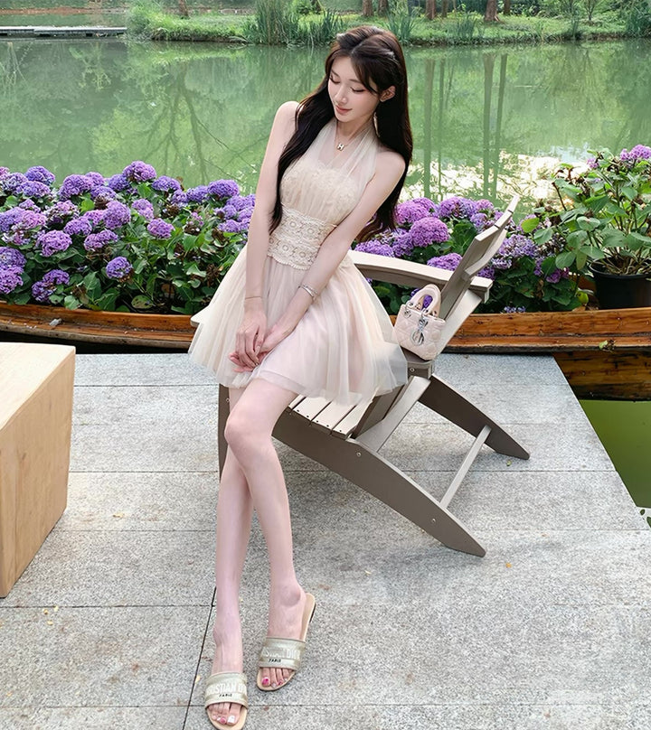 【dress】5wayチュールミニワンピース　N3686