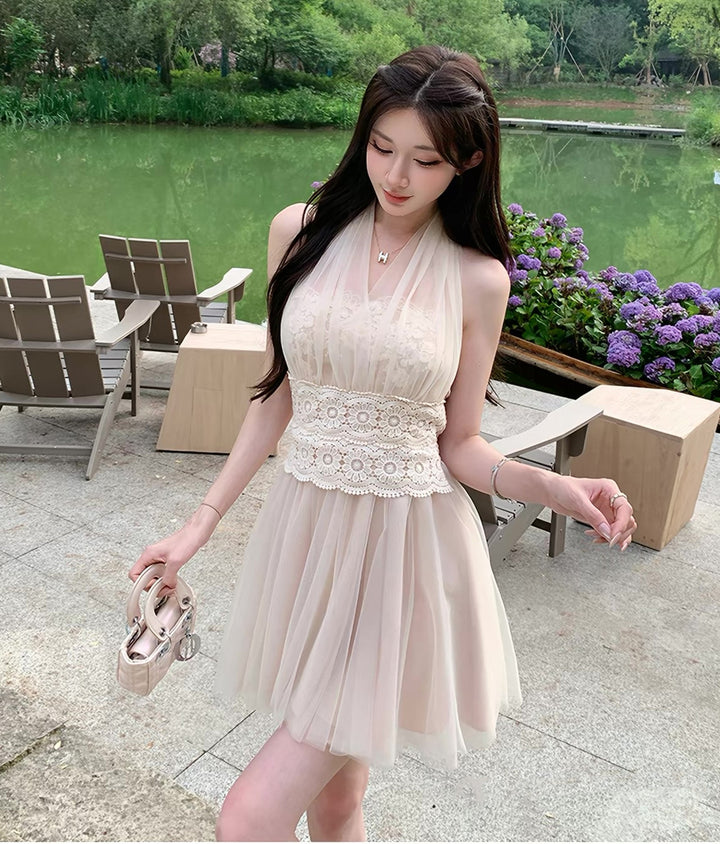 【dress】5wayチュールミニワンピース　N3686