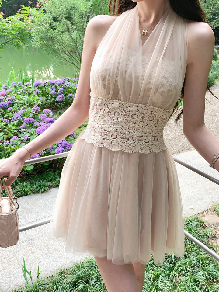 【dress】5wayチュールミニワンピース　N3686