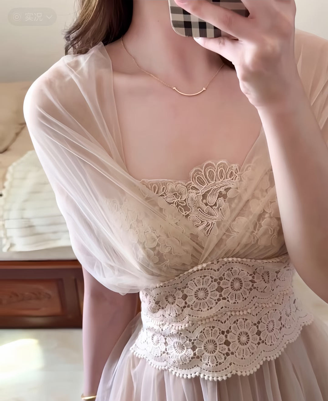 【dress】5wayチュールミニワンピース　N3686
