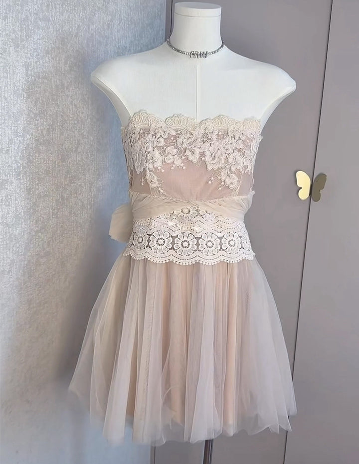 【dress】5wayチュールミニワンピース　N3686