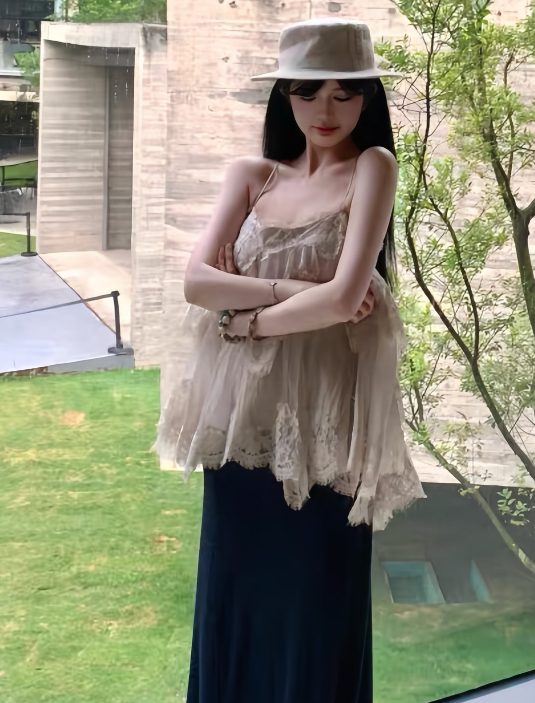 【tops】 ティアードキャミトップス  K0608