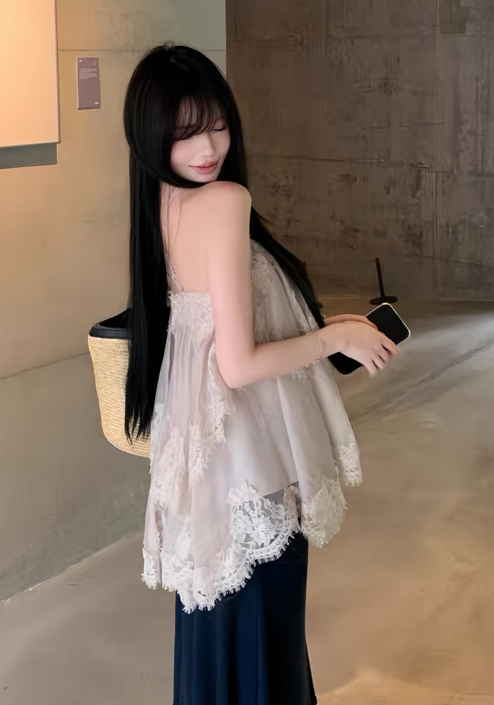【tops】 ティアードキャミトップス  K0608